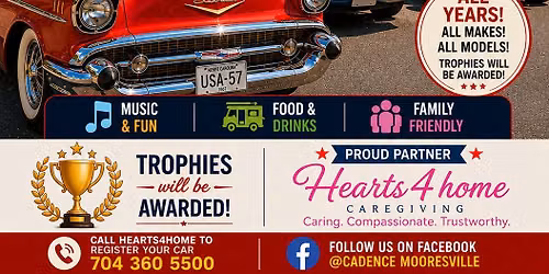 Father's Day Car Show @Cadence Senior Living Mooresville 