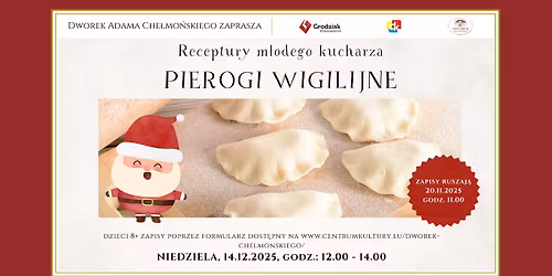 Pierogi wigilijne. Receptury m\u0142odego kucharza