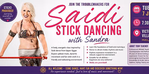 Saidi Stick Dance with Sandra