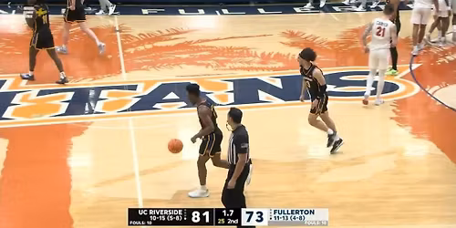 Cal State Fullerton Titans at UC Riverside Highlanders Mens Basketball at UCR Student Recreation Center