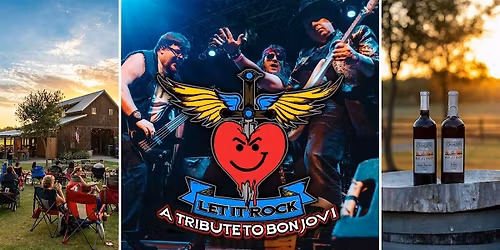 Bon Jovi covered by Let It Rock | Texas Wine  | Anna, TX