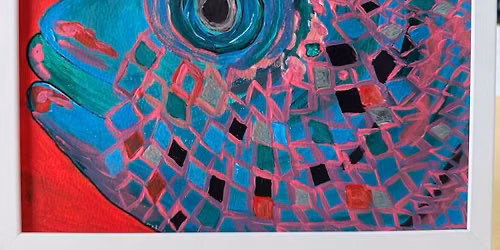 Abstract Acrylic Fish Workshop