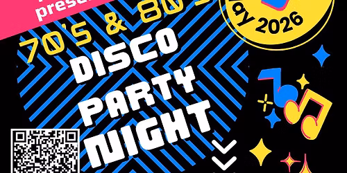 70's and 80's Disco Party Night