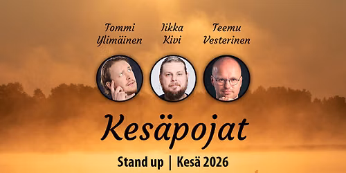 Kes\u00e4pojat Stand Up | Kuopio | To 16.7. klo 19