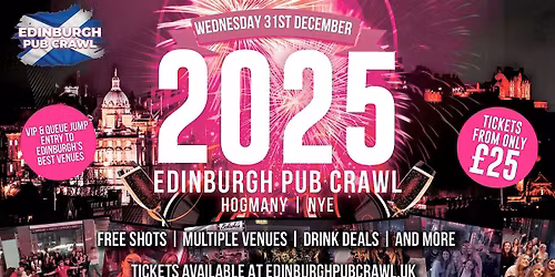 NEW YEAR\u2019S EVE HOGMANAY PUB CRAWL EDINBURGH