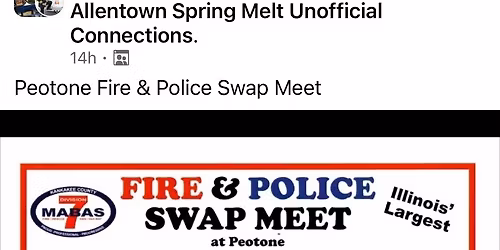 Peotone Fire & Police Swap Meet