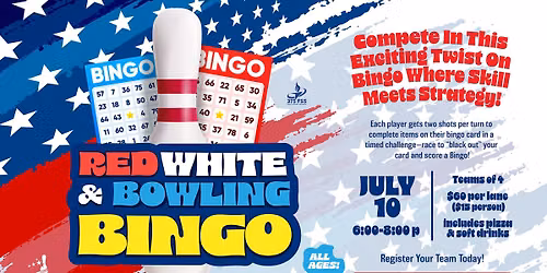 Red, White & Bowling Bingo