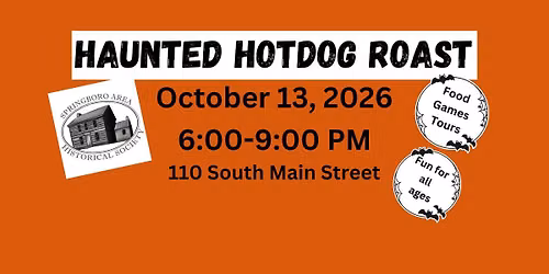 SAHS Annual Haunted Hotdog Roast