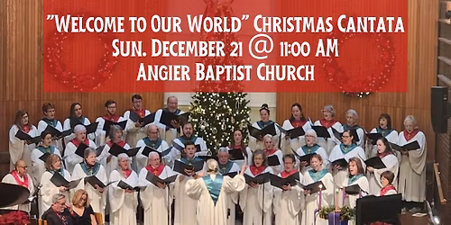 "Welcome to Our World" Christmas Cantata