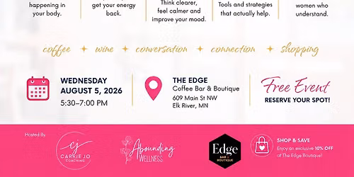 Women's Spark Nite: Hormones, Hot Flashes & Happy Hour
