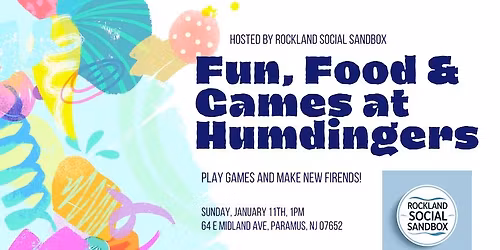 Food Fun and Games at Humdingers