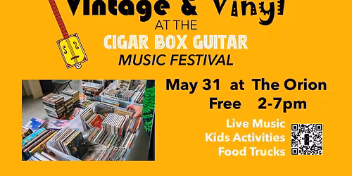 Vintage & Vinyl at the Cigar Box Guitar Music Festival