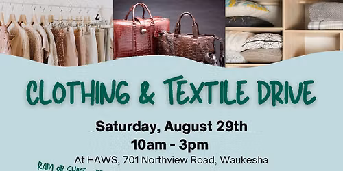 Friends of HAWS Clothing & Textile Drive