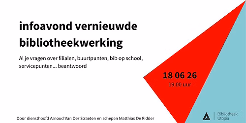 Infoavond vernieuwde bibliotheekwerking