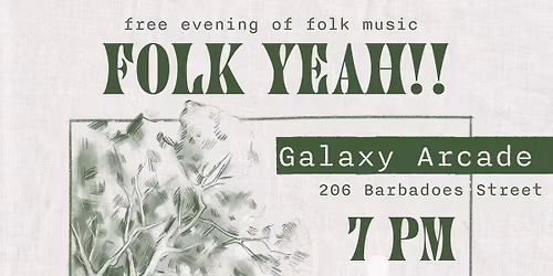 Folk Yea!! free evening of folk music 