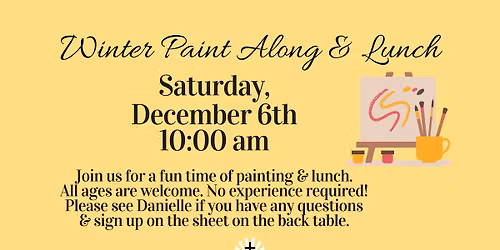 Winter Paint Along & Lunch