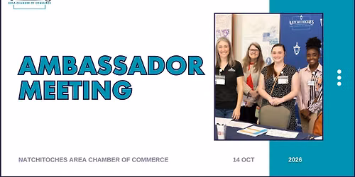 October Chamber Ambassador Meeting