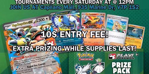 Pokemon Weekly Tournament - Capilano!