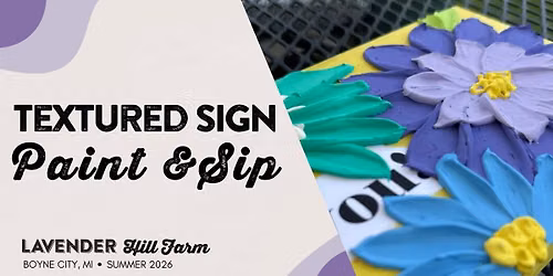 Textured Sign Paint & Sip