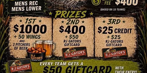 10\/17 - 4th Annual RJ Gators Tournament - 2x Points - GT Bray