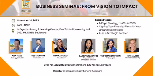 Business Seminar: From Vision to Action