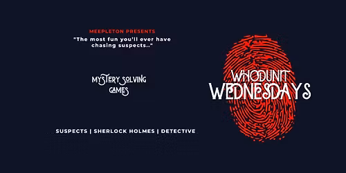 Whodunit Wednesdays : Mystery Solving Games