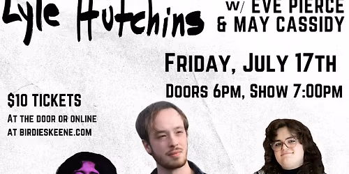 Lyle Hutchins w\/Eve Pierce and May Cassidy- LIVE at Birdies!