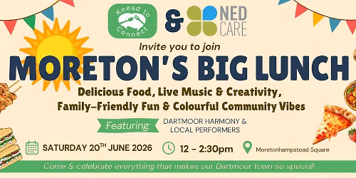 Moretonhampstead's BIG LUNCH event!