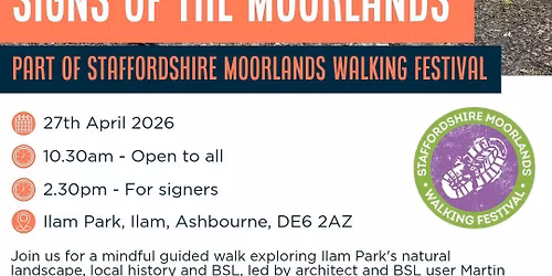 Signs of the Moorlands - Explore and learn some BSL sign vocabulary - For signers