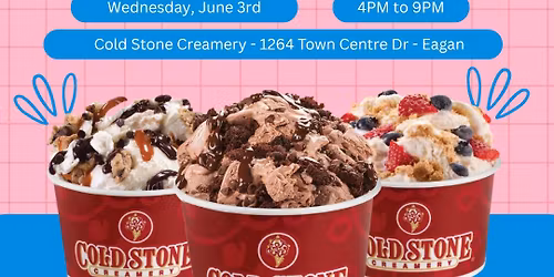 Choir Boosters Cold Stone Creamery Fundraiser