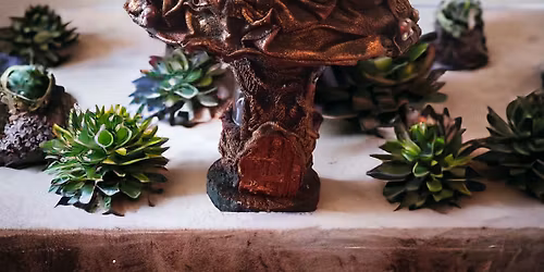 Toadstool statue for your home or garden