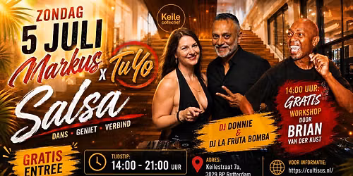 Indoor & outdoor Salsa @Cult=us 