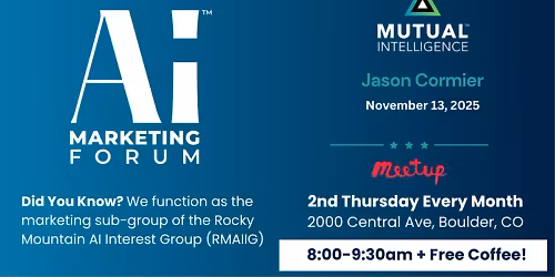 November Meetup - AI Marketing Forum