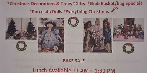Christmas in July - Bake Sale & Luncheon.