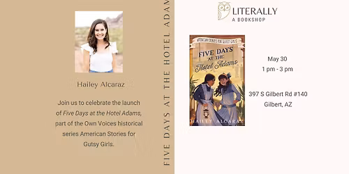 Book Launch: Five Days at the Hotel Adams