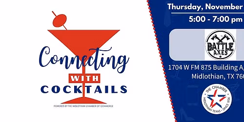 Connecting With Cocktails - Battle Axes