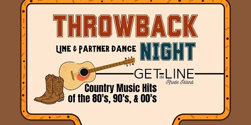 Throwback Line Dance Event - Johnston, RI