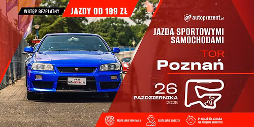 Tor Pozna\u0144 - przeja\u017cd\u017cki sportowymi samochodami z autoprezent.pl