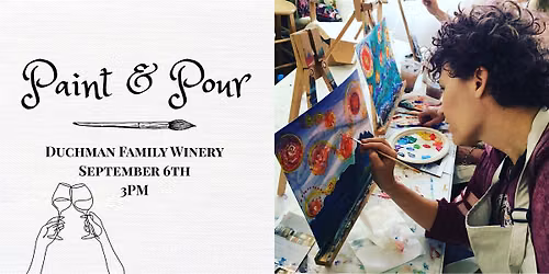 Paint & Pour at the winery!