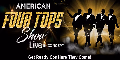 AMERICAN FOUR TOPS AT THE BRINDLEY THEATRE RUNCORN
