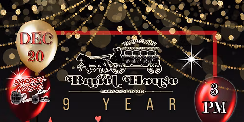 Fallston Barrel House\u2019s 9th Anniversary Celebration!