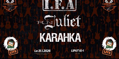 HARD ROCK MOTORS: I.F.A, RunJuliet, Karahka @ Olarin Ossi, Espoo