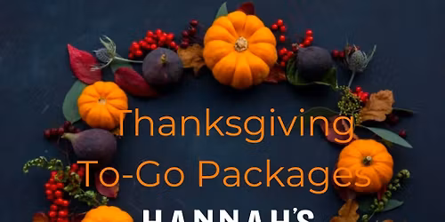 Thanksgiving To-go Packages
