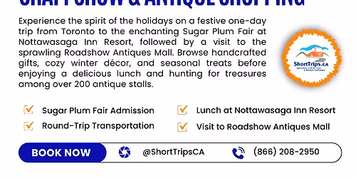 Sugar Plum Fair Christmas Craft Show at Nottawasaga Inn Resort + Antique Mall Shopping