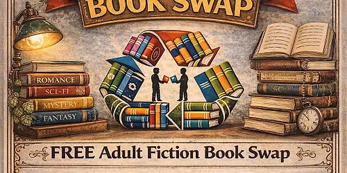 Free Adult Fiction Book Swap at the Norman East Library
