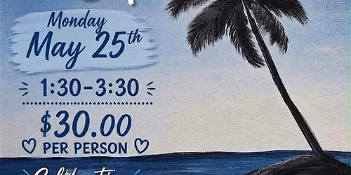 Paint and Sip at Roosters Milford! Celebrate the Blue Moon!