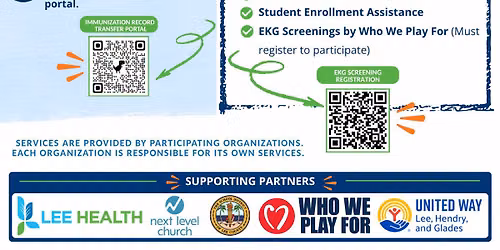 Back to School Lee County Student Enrollment Physicals | July 18th
