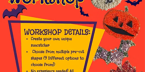 HALLOWEEN "Glass and Grounds" Fused Glass Workshop- Maple Ridge
