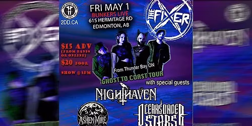 The Fixer w\/ Nighthaven \/ Ashen Mire & Oceans Under Stars 