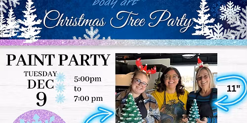 Ceramic Christmas Tree Painting Party!